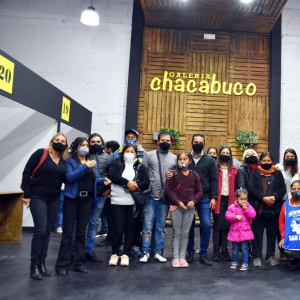 El intendente Sergio Tamayo inauguró la Galería Chacabuco