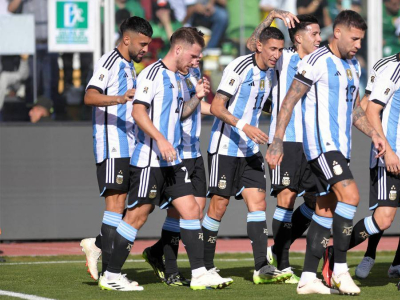 Argentina vence por 3 a 0 a Bolivia en La Paz