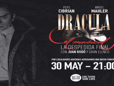 Nueva función de “Drácula, el musical” en el Cine Teatro San Luis 
