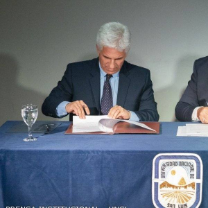 La UNSL firmó un convenio marco con el Gobierno de San Luis
